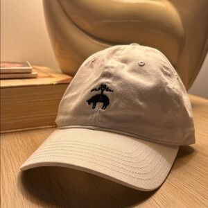 White Embroidered Cap